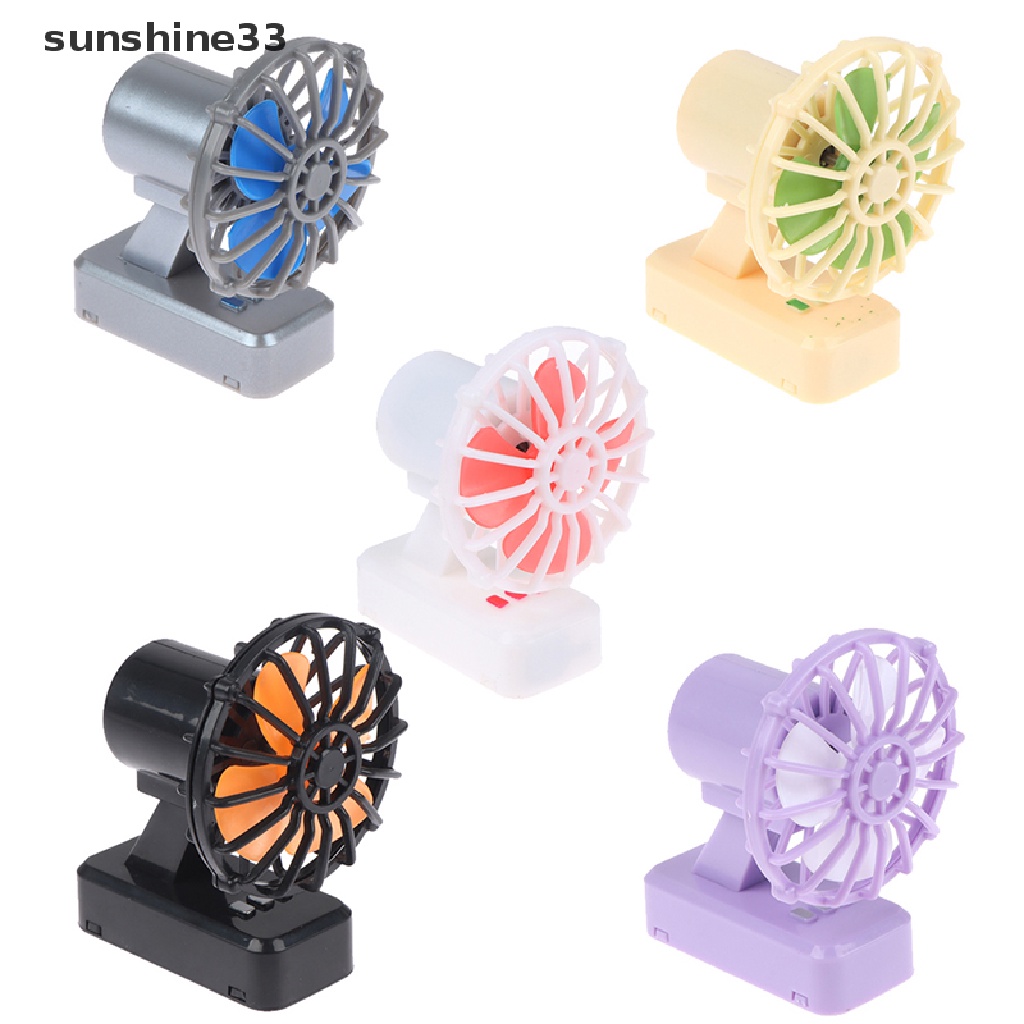 Quạt điện mini để bàn trang trí nhà búp bê tỉ lệ 1: 12