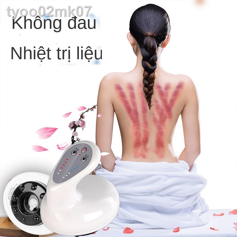 [Ảnh thật/Video]❏✑♕Điện Gua Sha Thiết bị giác hơi dụng cụ sưởi ấm xoa bóp thủ công đi bộ lon máy cạo gia nhỏ đẩy lại hiệ