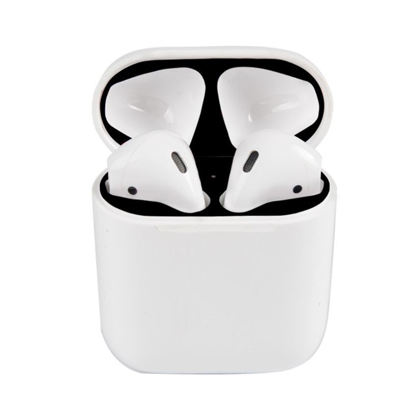 Set 6 cặp nhãn dán bảo vệ mặt trong hộp sạc tai nghe AirPods