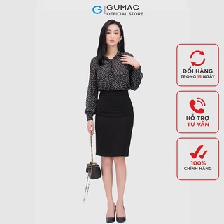 Áo sơ mi nữ giấu nút thời trang gumac mẫu mới