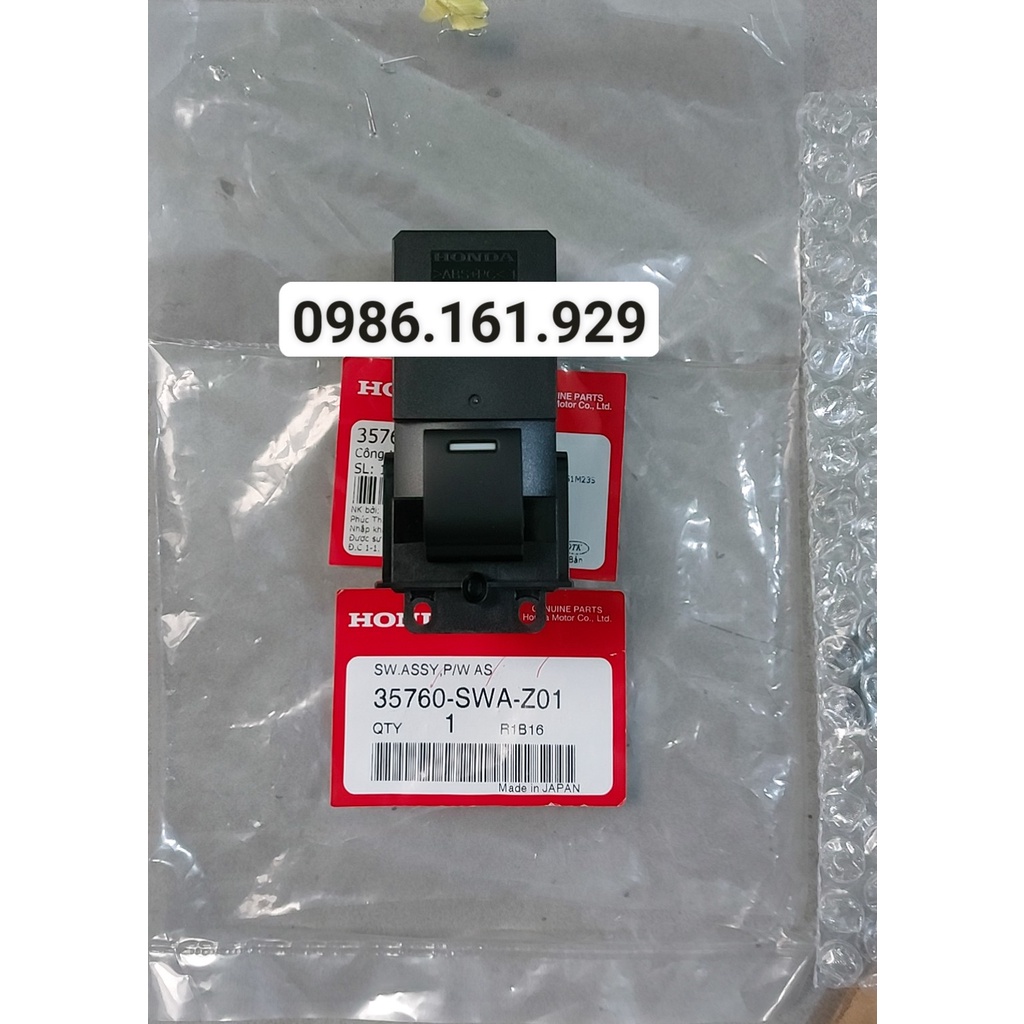 Công tắc nâng kính trước phải Crv 2007-2012 xịn