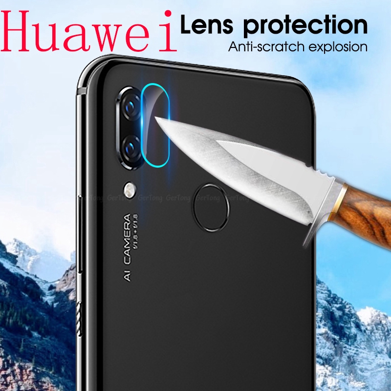 Kính Cường Lực Bảo Vệ Camera Cho Huawei Y9 Y7 Y6 Prime Pro 2018 2019 P20 P30 Lite Nova 7 5g Se 3i 2i 7i 5t 2