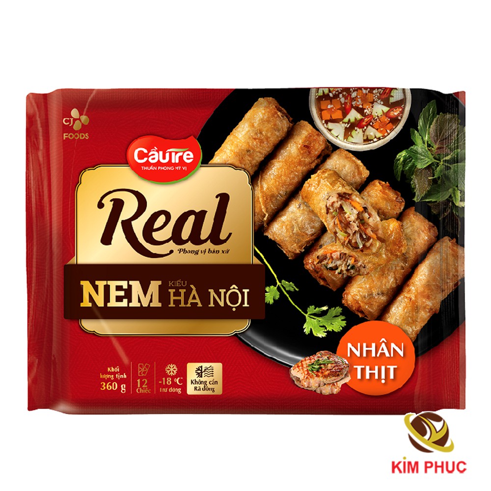 Nem Real kiểu Hà Nội nhân thịt Cầu Tre 360g