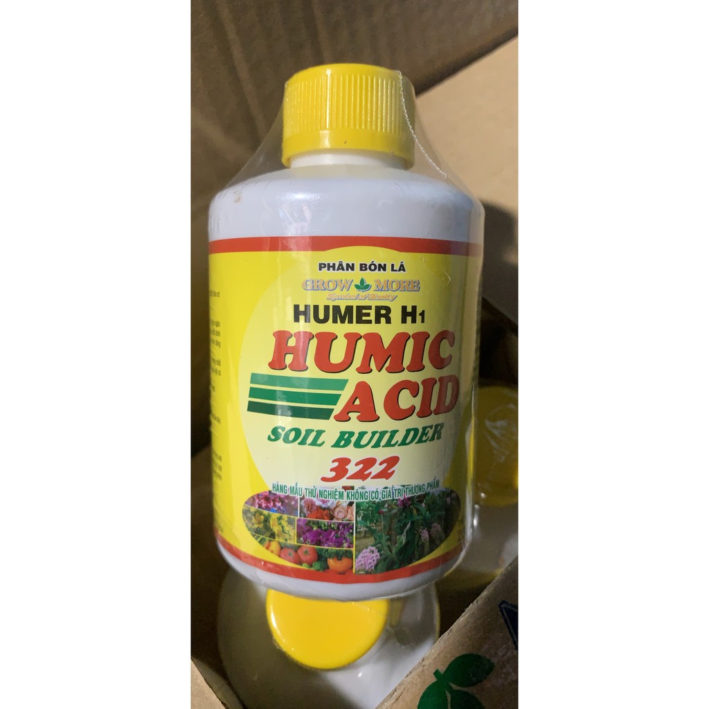 Phân bón lá giúp rễ phát triển HUMIC ACID 322 LỌ 235ML