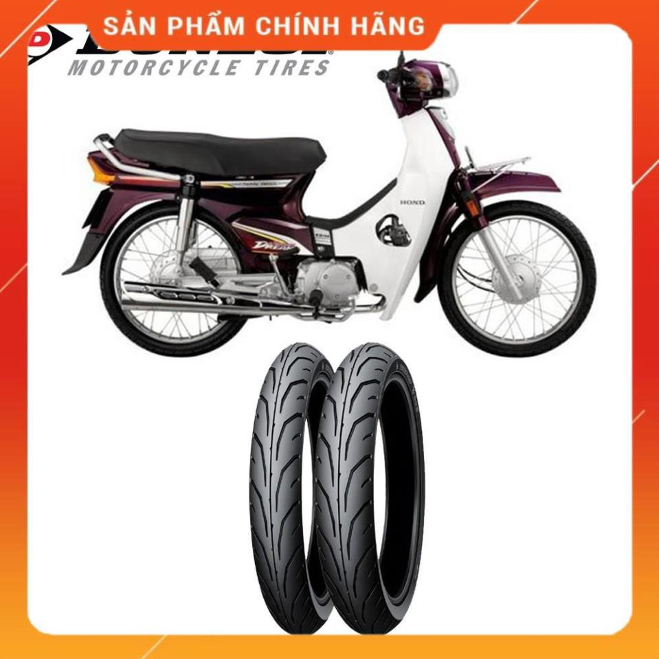 Lốp ( Vỏ ) xe Dream Dunlop TT900 trước 2.25-17 hoặc sau 2.50-17 _ Lốp Trung Thành