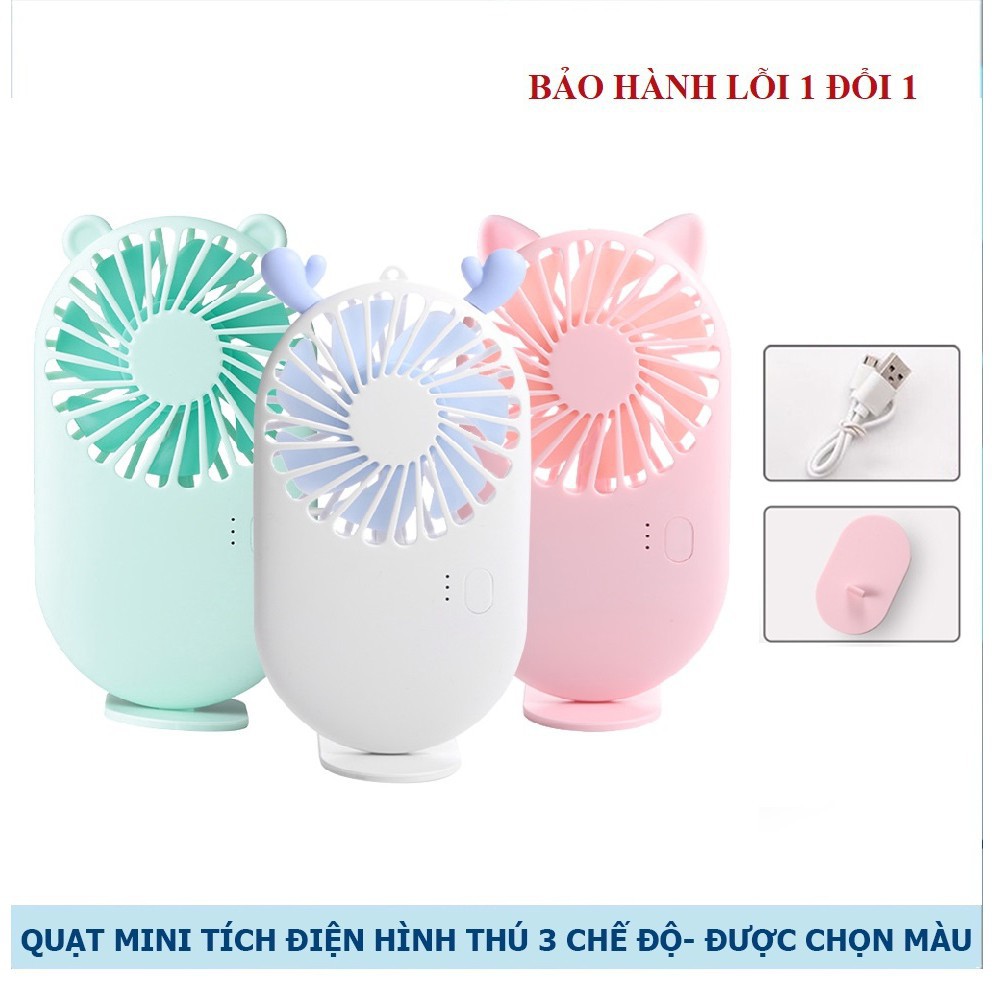 Quạt sạc minifree shipBH 1 đổi 1 pocket cầm tay hoặc bỏ túi 3 tốc độ