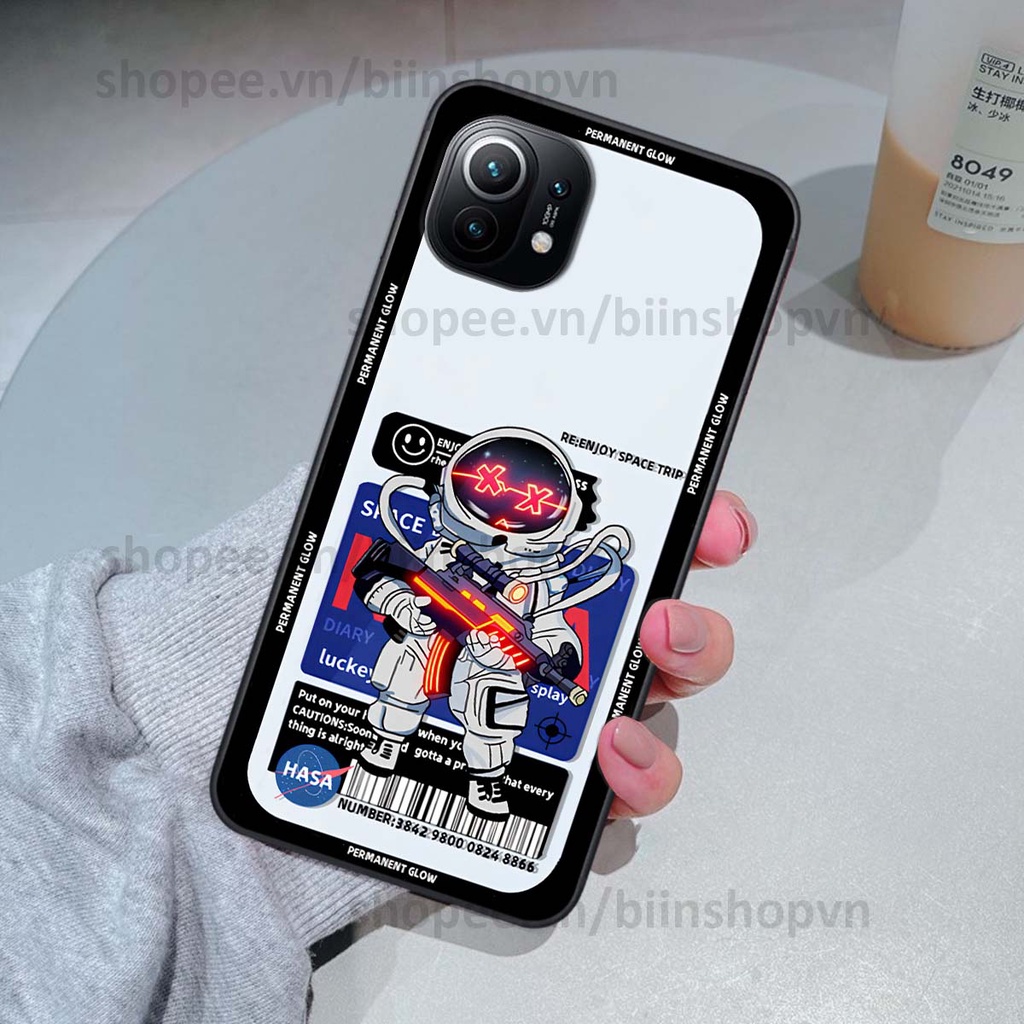 Ốp Xiaomi Mi 11 / Mi 11T / Mi 11 Lite phi hành gia vũ trụ space.x siêu đẹp, thời trang