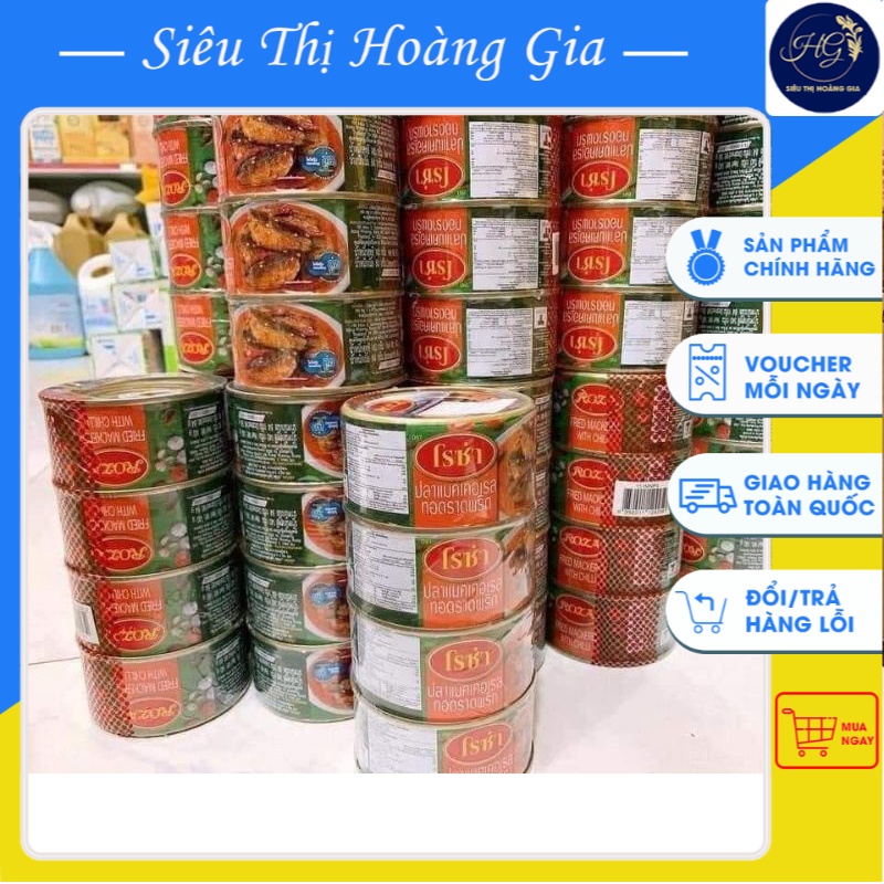 CÁ THU CHIÊN GIÒN SỐT CÀ ĐÓNG HỘP ROZA