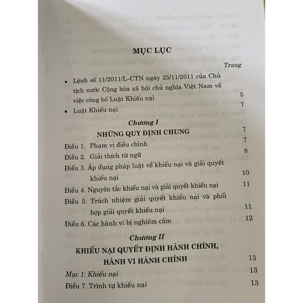 Sách - Luật Khiếu Nại