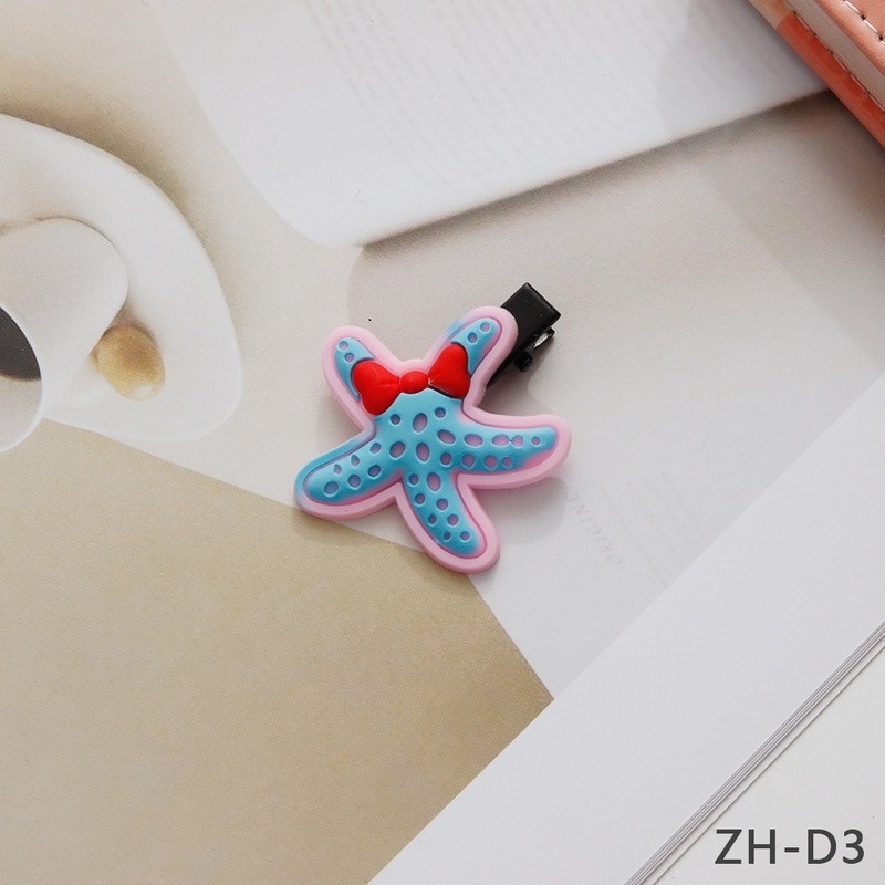 Kẹp Tóc Nhựa Hình Cầu Vồng Dễ Thương Cho Bé Gái