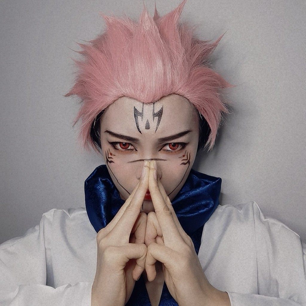 [Order/ko có sẵn] wig /tóc giả cosplay Yuji Itadori Sukuna Jujutsu Kaisen - chú thuật hồi chiến