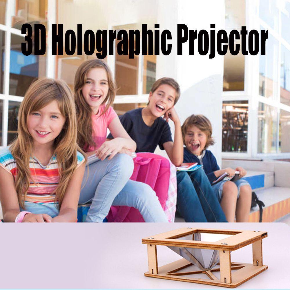 3D children's projection holographic projector, science experiment, science and technology, small production, physics, small invention, optical science education, children's teaching aids, cool