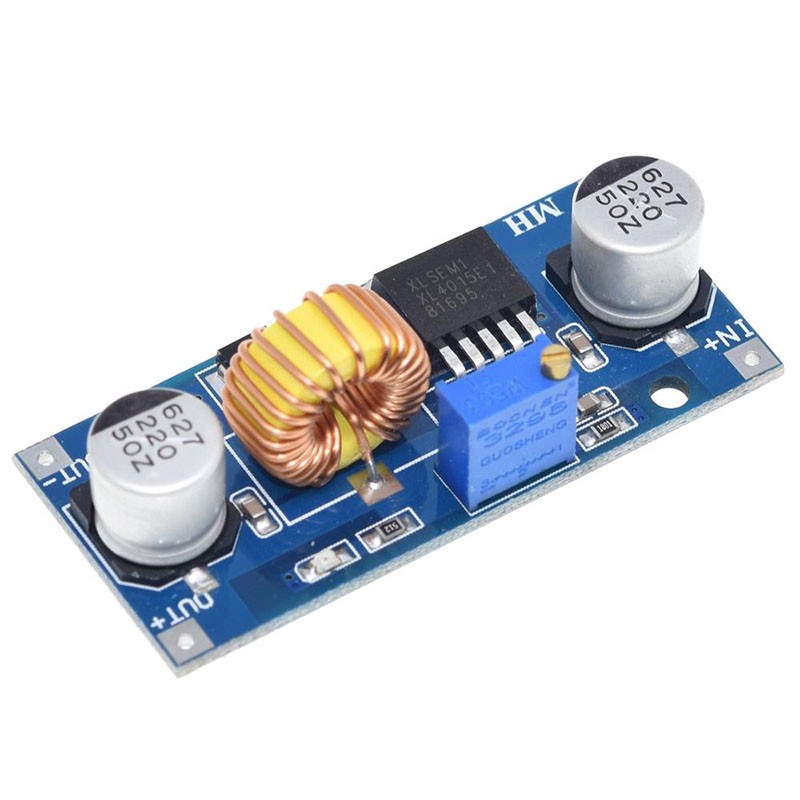 XL4015 5A DC-DC 4-38V đến 1,25-36V 24V 12V 9V 5V Có thể điều chỉnh bước xuống Mô-đun cấp nguồn LED Bảng mạch sạc Lithium có tản nhiệt
