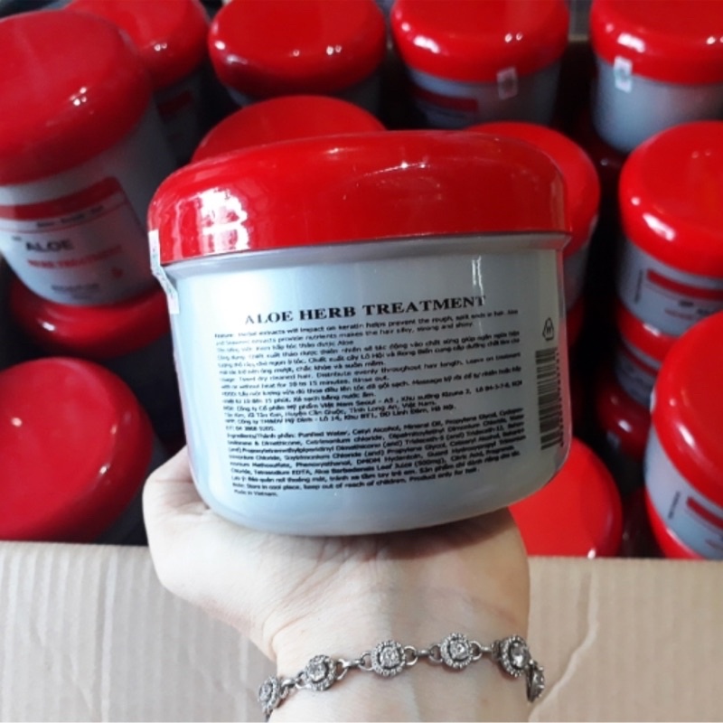 KEM Ủ TÓC LÔ HỘI ALOE HERB TREA TMERT 500G