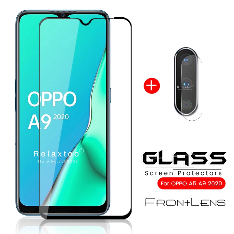 Kính cường lực bảo vệ màn hình và camera cho Oppo A9 2020 A5 2020 Realme 5 Pro F11