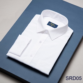 Áo Sơ Mi Nam Công Sở Trung Niên Anton Trắng Trơn Dài Tay Vải Nano Chống Nhăn - YSRD05