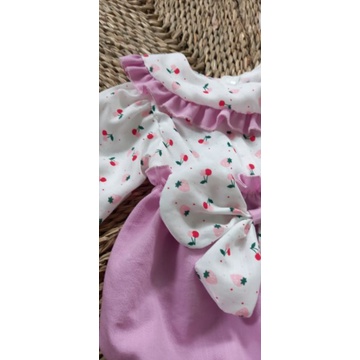 Body bé gái set 3 chi tiết kèm phụ kiện