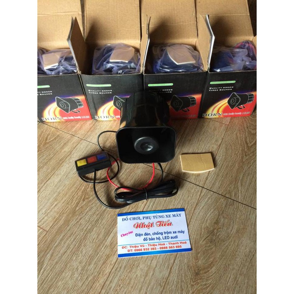 Còi Ngân 8 Tiếng Âm Thanh Cực Chất Cho Ô tô, xe Máy, Còi Ngân JACC- CNJ