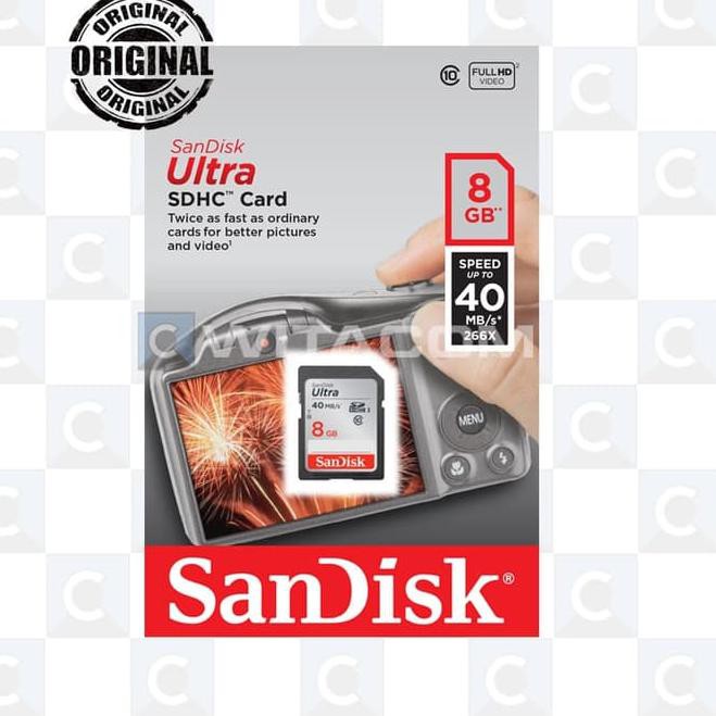 Thẻ Nhớ Sandisk Ultra Sdhc 8gb 40mb / S