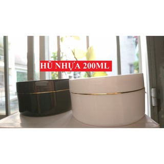 Hũ Đựng Kem Body 200g (200ml) Độn Đáy