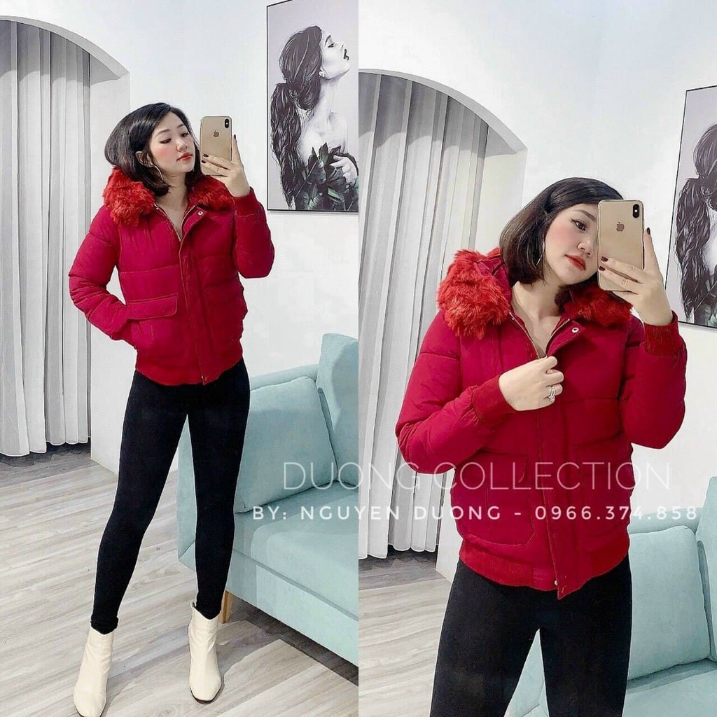 Áo Khoác Phao Nữ Hàn Quốc Dáng Ôm Đẹp Phong Cách (giá ôm sale đầu mùa)