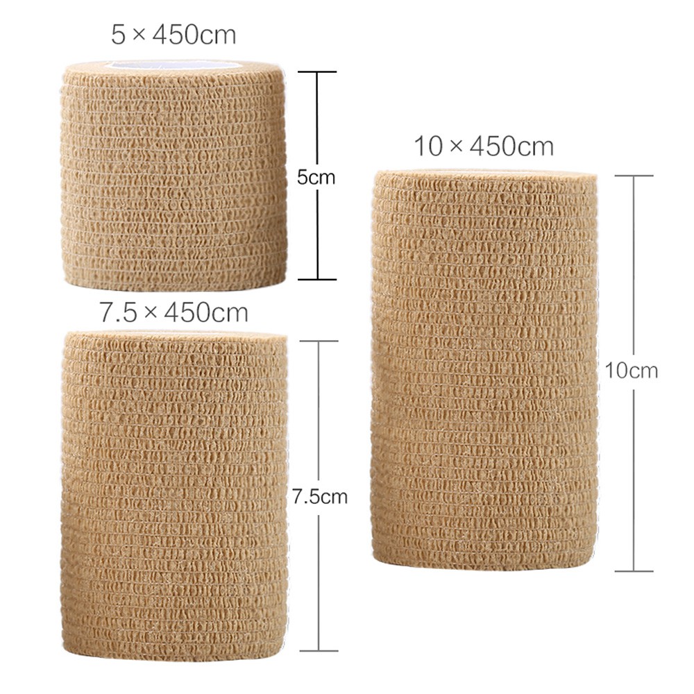 Cuộn Băng Gạc Y Tế Tự Dính Bằng Vải Không Dệt Tự Dính 5cm;7.5cm;10cm