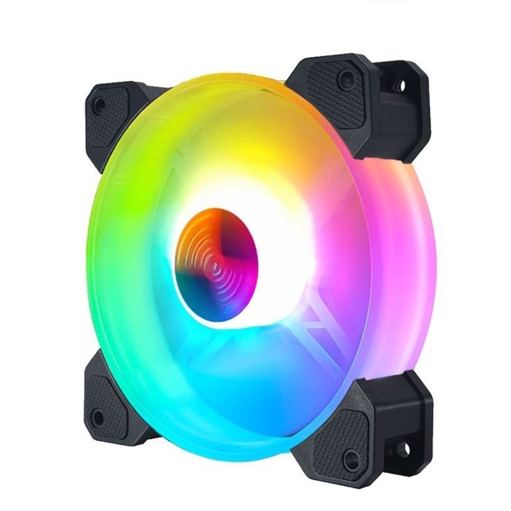 Quạt Fan Case 12 cm led xanh cây+ xanh dương+đỏ