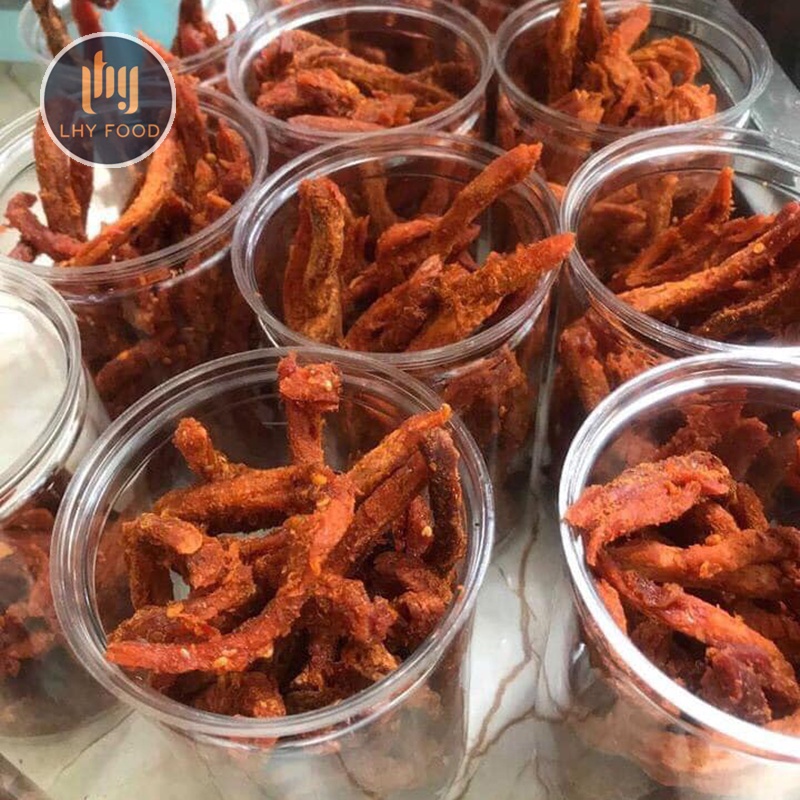 Khô bò que 250g LhyFood đồ ăn vặt Hà Nội vừa ngon vừa rẻ