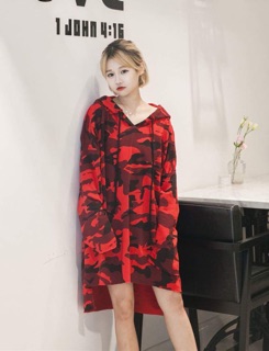Áo váy Hoodie cameo