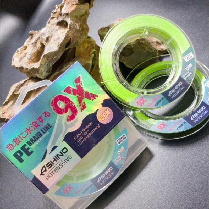 Dù chìm Ashino 9X 9 sợi bện vào nhau siêu mịn