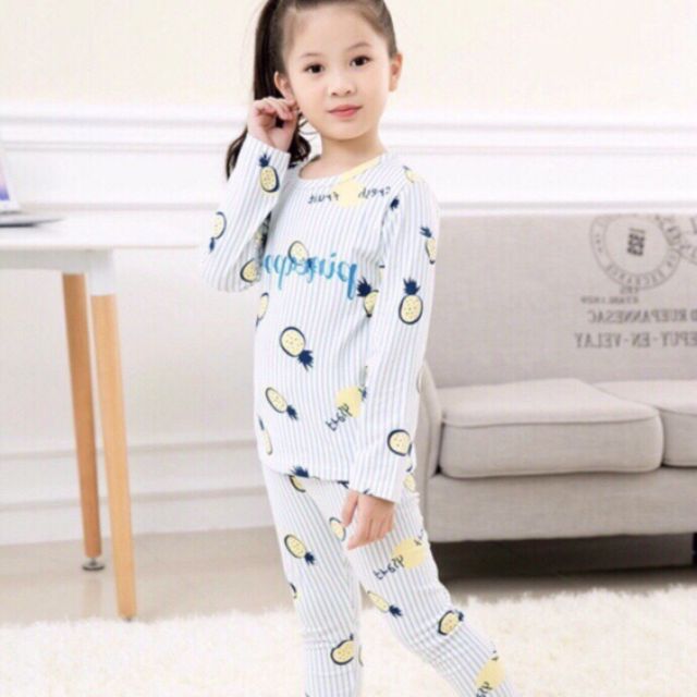 Đồ bộ tay dài cho bé gái