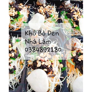 Combo 500gr khô bò đen và nửa ký sốt bò đen