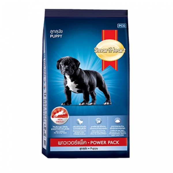 THỨC ĂN DẠNG HẠT CHO CHÓ CON SmartHeart Puppy Power Pack Túi 3kg Xuất xứ Thái Lan - Pet shop Uytinpro