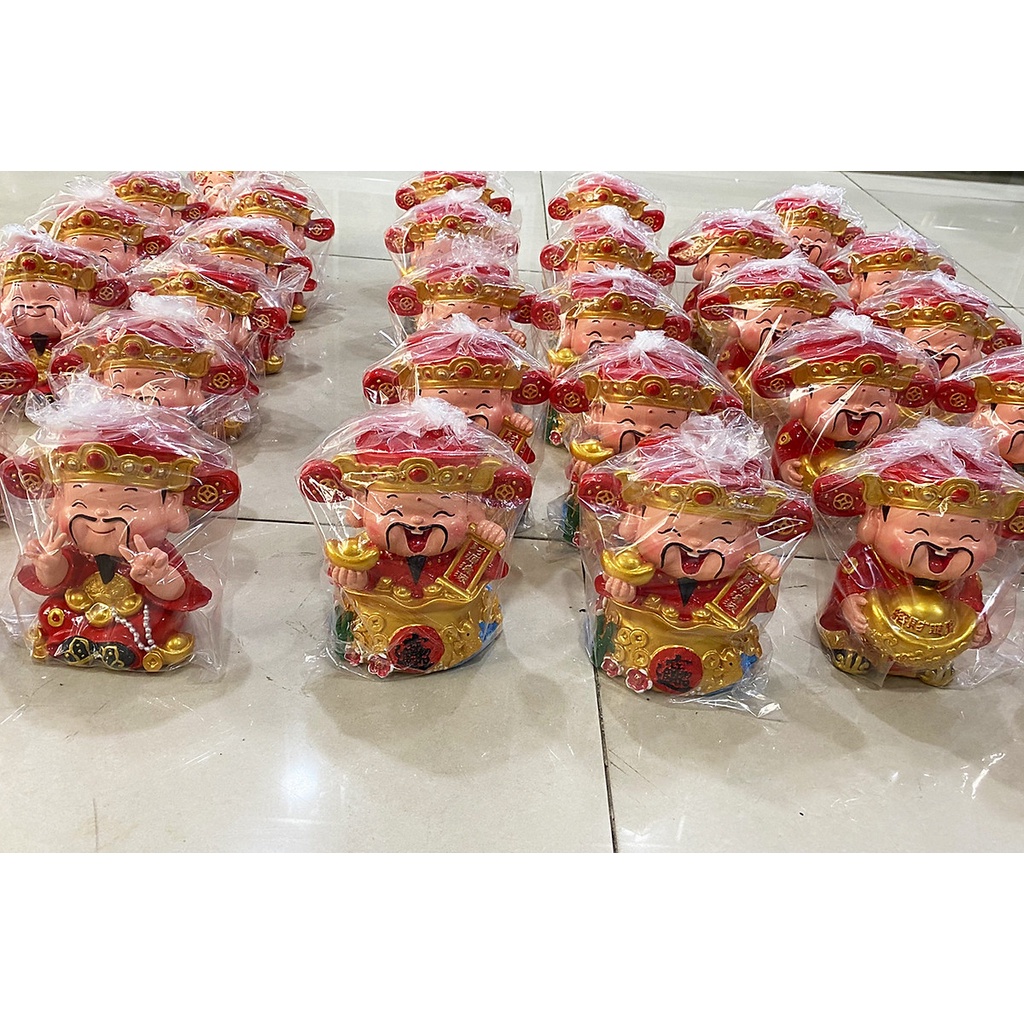 Tượng Thần Tài Vui Vẻ Size 14cm - Tài Lộc May Mắn
