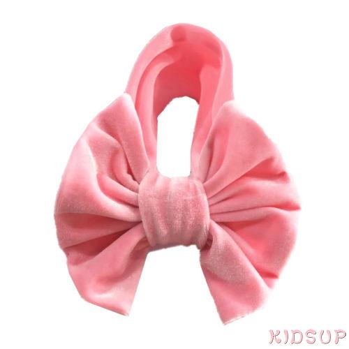 Băng đô cài tóc vải nhung bản rộng màu sắc dễ thương dành cho bé gái chất lượng cao
