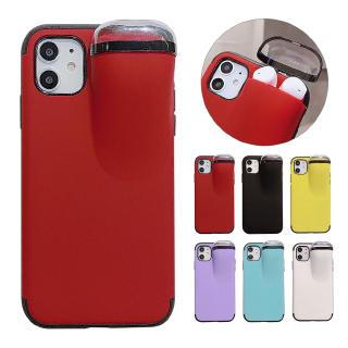 Ốp điện thoại kèm vỏ bảo vệ hộp sạc cho iPhone 6/7/8 6S 6/7/8Plus X XS XR 11 11Pro Airpods 1 2