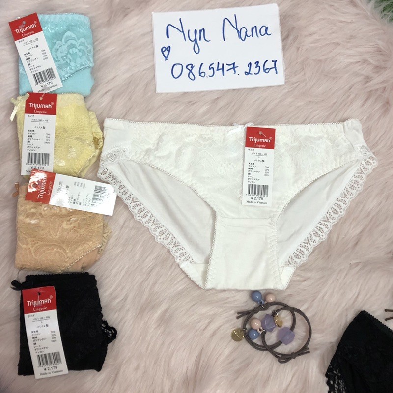 quần lót nữ cotton phối ren (quần chip có size) [Siêu Sale [Ảnh thật [Chính hãng | BigBuy360 - bigbuy360.vn