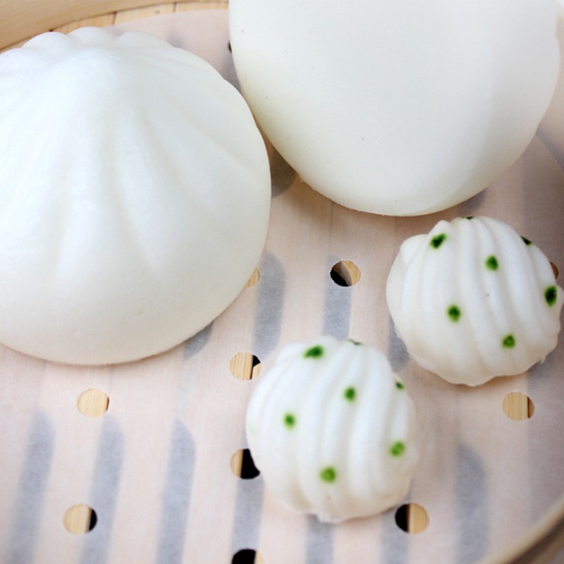 Set 100 Giấy Nến Đục Lỗ PUCA, Giấy nến Tròn Lót Nồi Chiên Không Dầu, Hấp Bánh