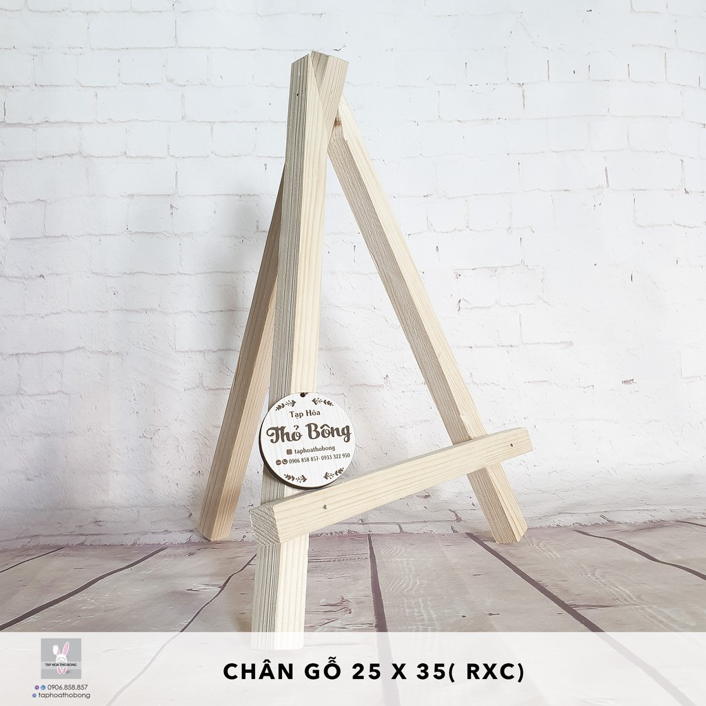 Khung gỗ thông 3d KO CÓ KÍNH có nhiều size (chân + khung bán riêng lẻ)