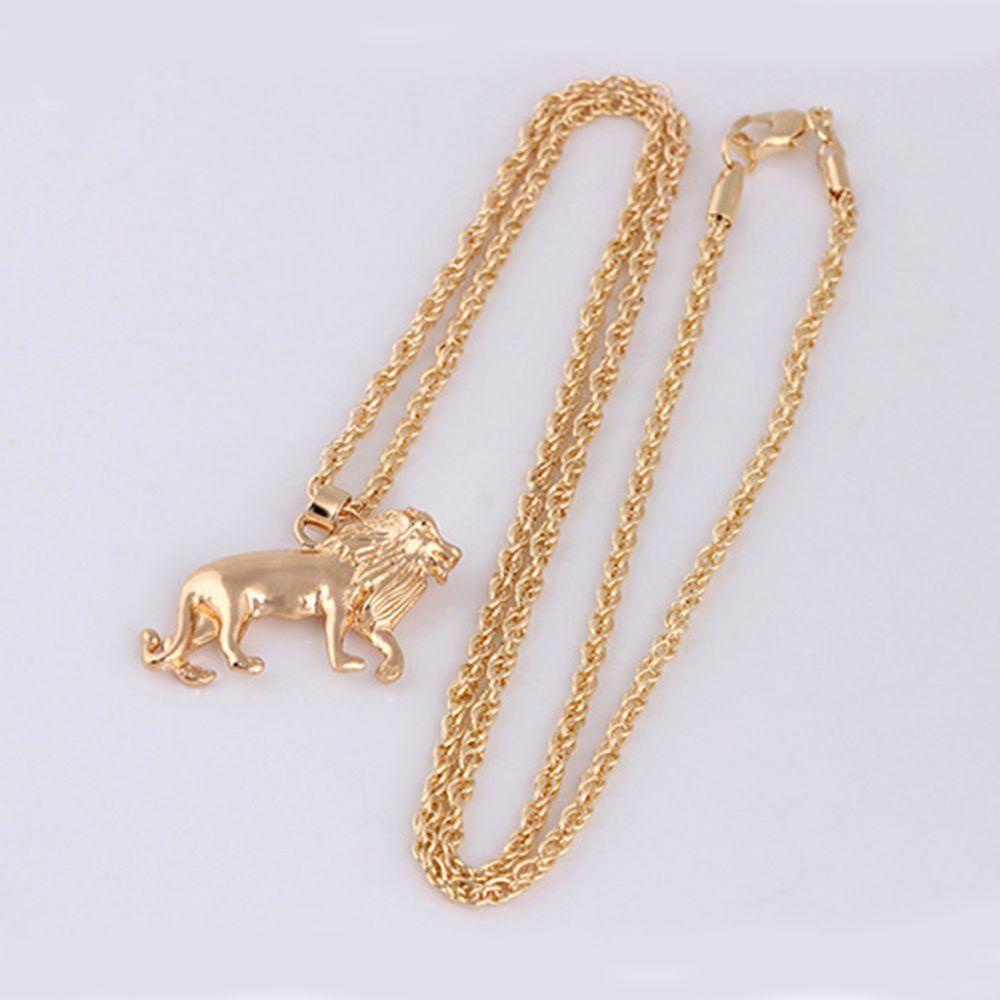 Vòng cổ Mặt Sư Tử Phong Cách Hip Hop