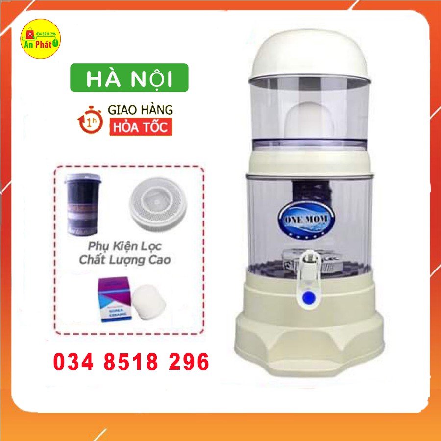 (Nấm lọc loại tốt) Bình Lọc Nước Uống Hưng Long OneMom 15L  FREESHIP  Bình Lọc Nước Gia Đình