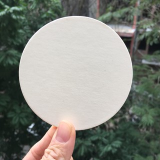 Bán đế lót ly giấy trắng trơn theo yêu cầu, Đế lót ly giấy bồi Hà Nội. {shopee}