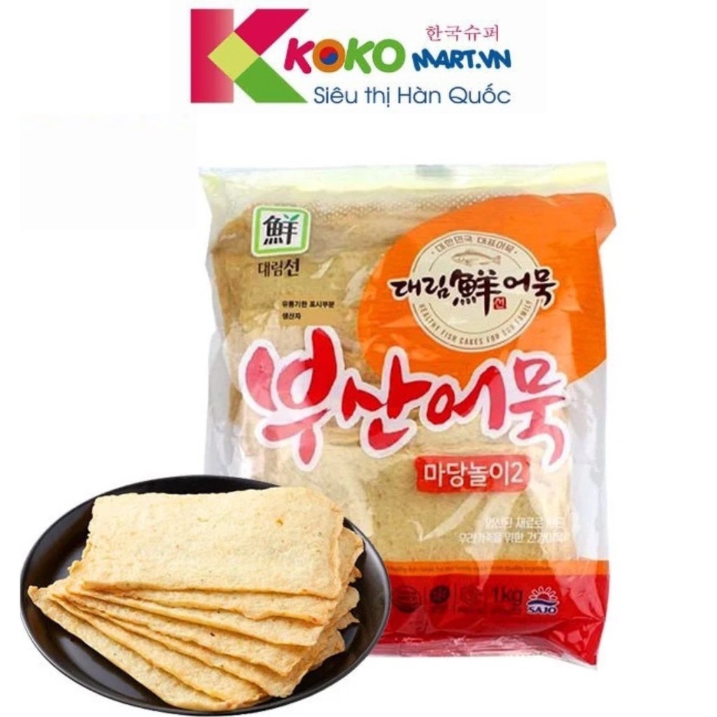 Chả cá thái lát nhập khẩu Hàn Quốc 1kg