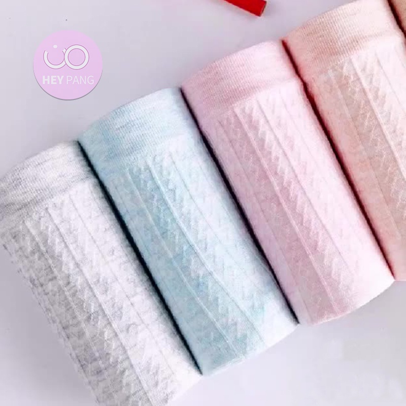 Quần lót nữ cotton viền ren thun gân co dãn tốt thấm hút mồ hôi HEYPANG VN040
