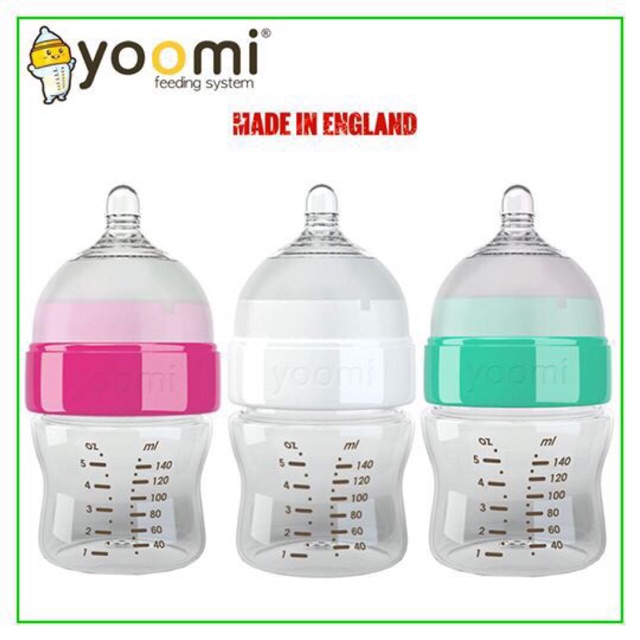 Bình sữa YOOMI  cổ rộng 140ml -240ml