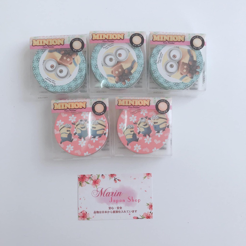 (Sale 400k --&gt;&gt;160k ) Phấn phủ nén hình siêu cute Minion phiên bản giới hạn Nhật Bản