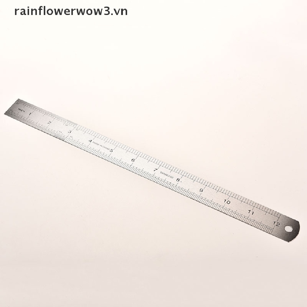 Thước Đo Hai Mặt Bằng Thép Không Gỉ 30cm 30cm