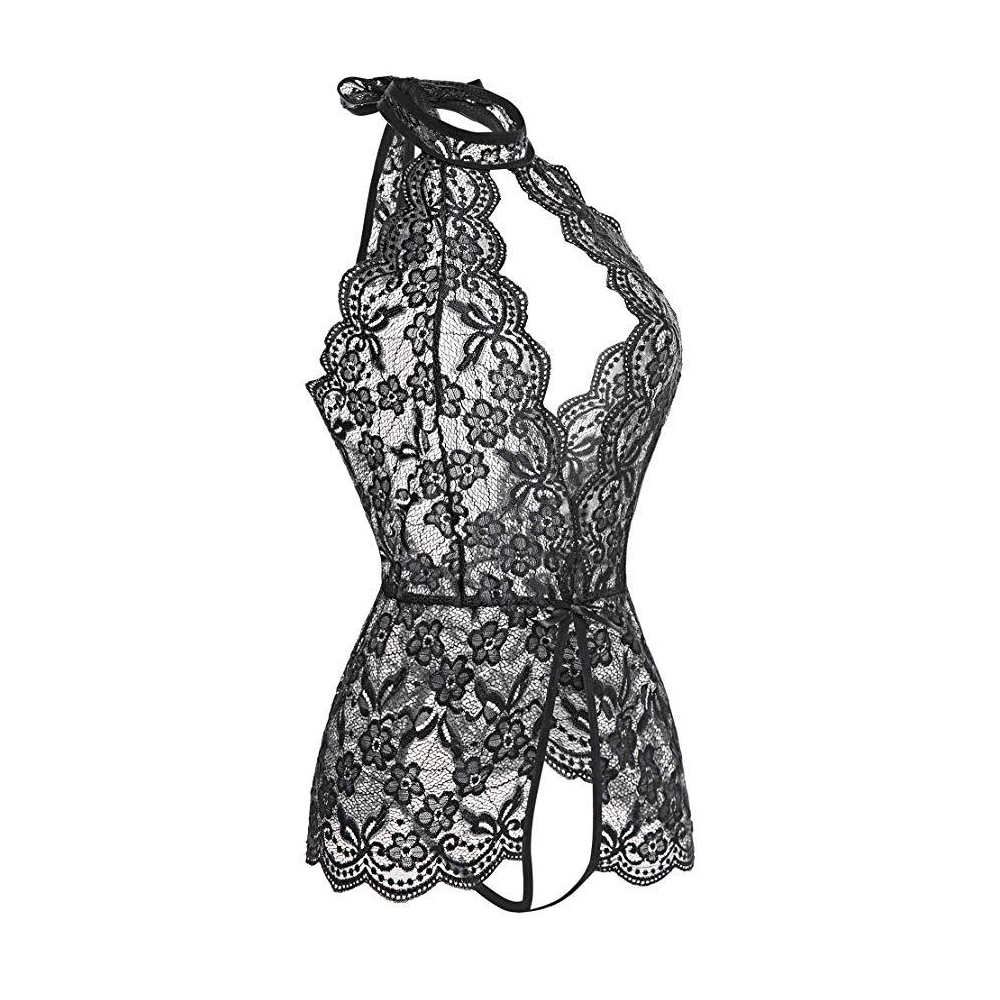 DIAOCHANO Fashion Women Transparent Lace Ladies Crotchless Bodysuit Lingerie | BigBuy360 - bigbuy360.vn
