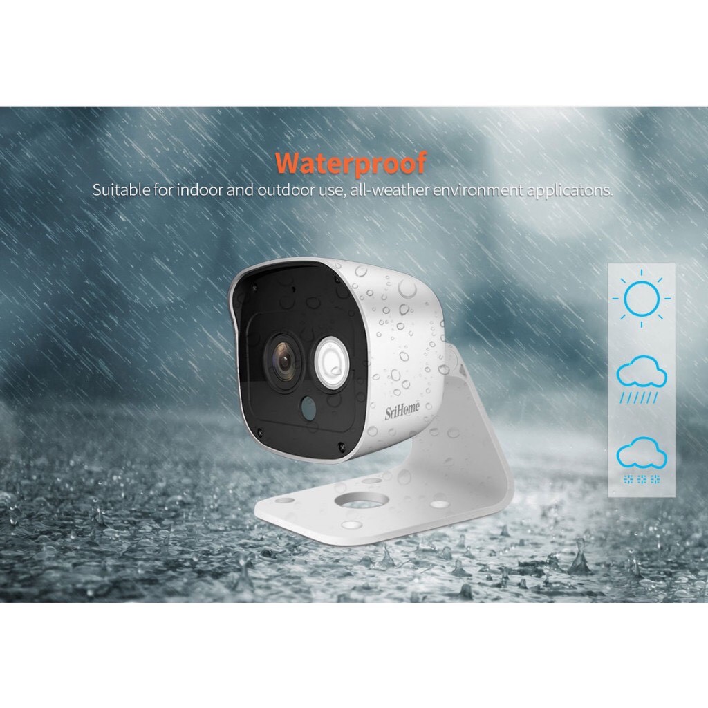 [Combo] Camera Ip WiFi SriHome SH029 NEW - 3Mpx Siêu Nét- Kèm Thẻ Nhớ 32Gb Chuyên Dụng