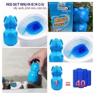 Lợn Thả Bồn Cầu - Gấu Khử Mùi - Diệt Khuẩn Tolet
